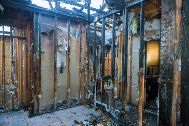 Professional Emergency Fire Cleanup technician working in Bevil Oaks, TX